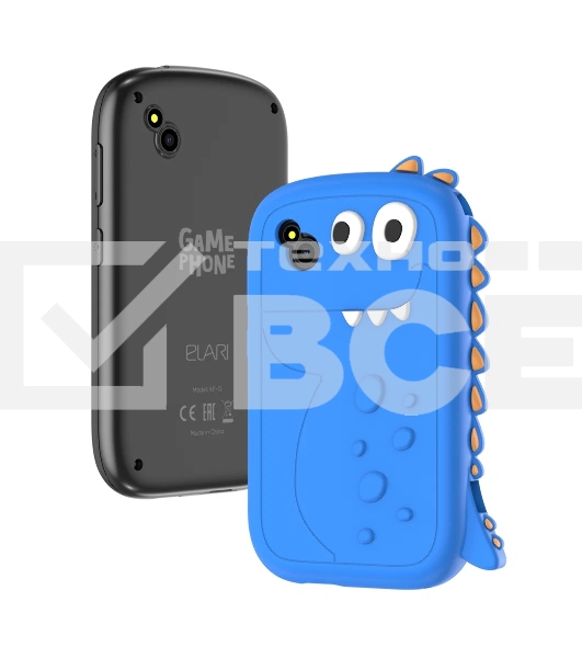 Детский смартфон Elari GamePhone 32Mb, 4Gb, черный/синий