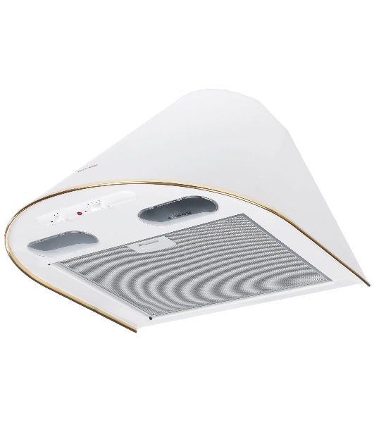 Вытяжка каминная Elikor Эпсилон 50П-430-П3Л белый/золотистый, 50 см, 430 м³/ч, 54 дБ