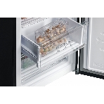 Холодильник Nordfrost RFC 390D NFGB черное матовое стекло двухкамерный 240/95л морозилка снизу, фото4