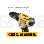 Дрель-шуруповерт аккумуляторная STEHER CD-160-1, Аккумуляторная, 16В, Кейс, фото6