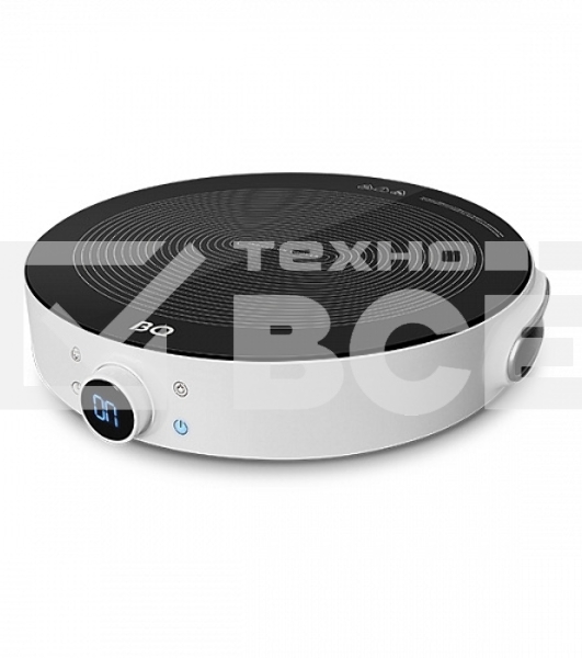 Индукционная плитка BQ HP101W White Мощность 2200 Вт, Шаг переключения мощности 100 Вт, 22 режима нагрева