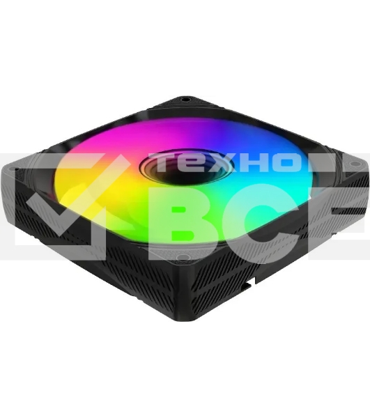 Вентилятор для корпуса Bloody BD-CF120ARGB1 ARGB черный, 120 мм, 1600 об/мин, 26 дБ, 4 pin