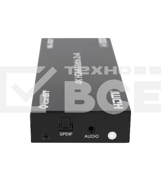 Матричный коммутатор HDMI IconBIT HS-2507 2x4, поддержка 4К60