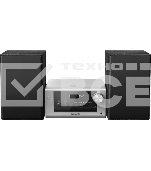 Микросистема Panasonic SC-PM700EE-S серебристый 80Вт CD CDRW FM USB BT