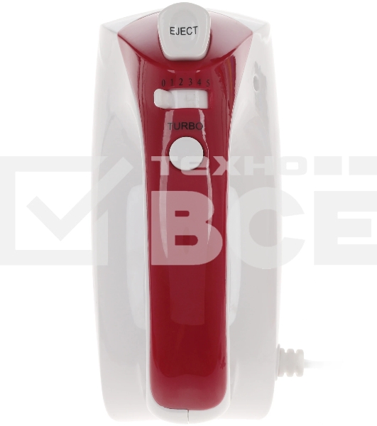 Миксер ручной Centek CT-1117 белый/вишня, 350 Вт