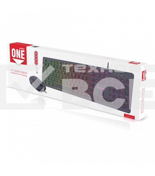 Комплект клавиатура+мышь Smartbuy (SBC-328327-K) ONE 328327 черный