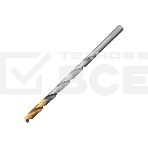 Сверло спиральное по металлу Denzel 8 х 165 мм, Р6М5, Golden Tip, удлиненное, фото4