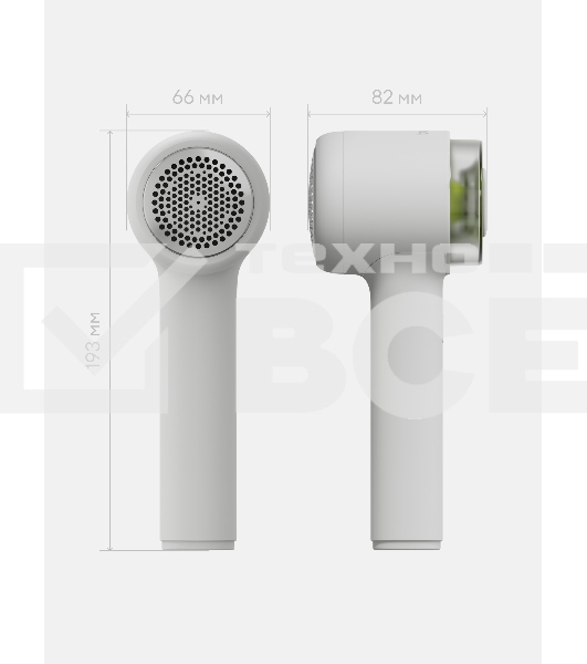 Машинка для удаления катышков с одежды Tuvio TLR01, белый