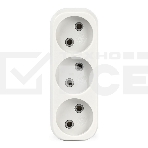 Плоский разветвитель Smartbuy (SBE-10-A02-3) 3 гнезда без заземления плоский 10А 250B, фото2