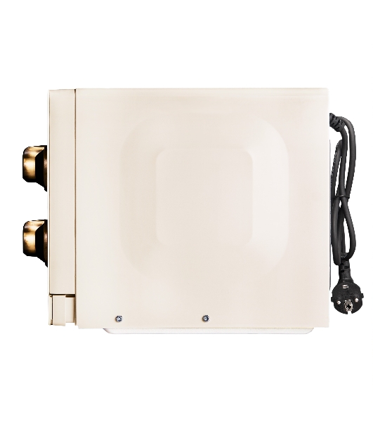 Микроволновая печь Korting KMO 815 RB бежевый, 20 л, 700 Вт, переключатели — поворотный механизм