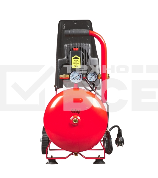 Компрессор поршневой Fubag House Master Kit безмасляный 180 л/мин, 24 л, 1100 Вт, красный/черный