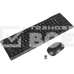 Комплект клавиатура+мышь Oklick 230M беспроводной, USB, 1000 DPI, чёрный, фото11