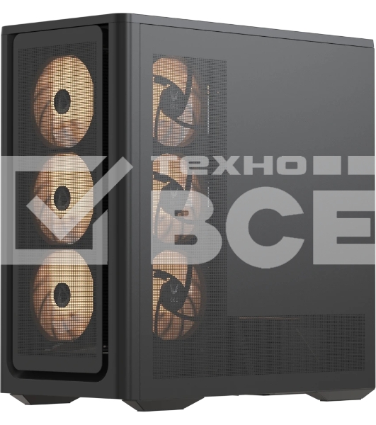 Компьютерный корпус Aerocool \ Formula V Line Air Power G9 DUO PA Black, ATX, TYPE-C*1, USB3.0*2, MESH/GLASS FRONT PANEL, FRONT 3x PERFORMANCE ARGB, REAR 1x PERFORMANCE ARGB