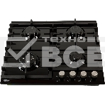 Газовая варочная поверхность Oasis P-MBRT черный, фото4