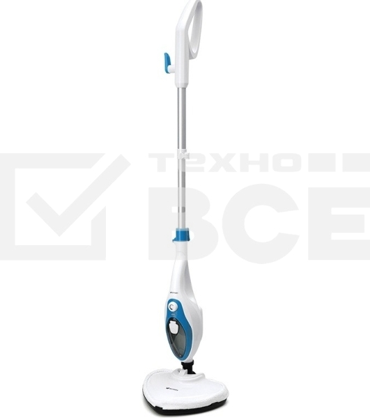 Швабра паровая Kitfort KT-1004-1 1500Вт голубой/белый