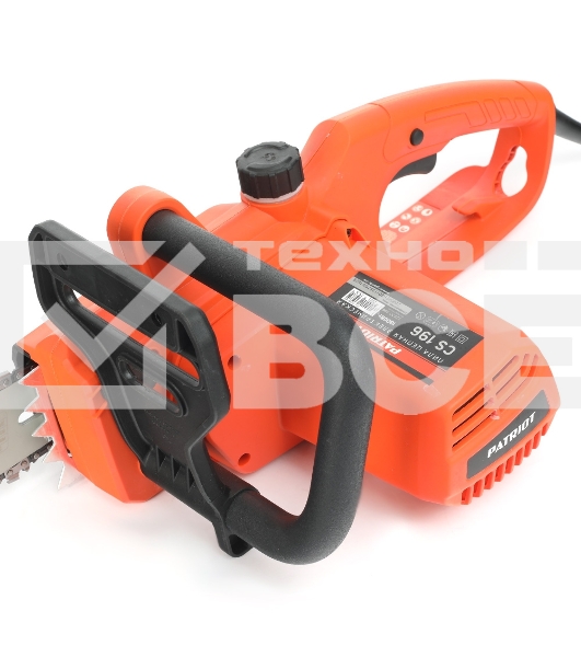 Пила цепная электрическая Patriot СS 196 1800Вт, 16'/40 см цепь 3/8' 1.3мм 57зв