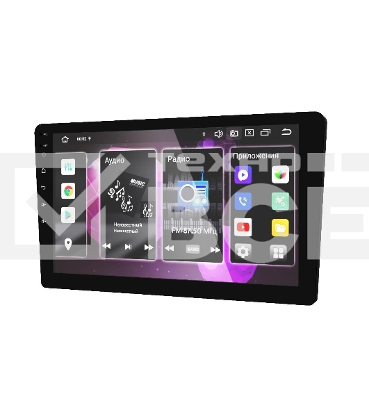 Автомагнитола Prology MPA-380, 2 DIN, 9', Android 13, Bluetooth, USB Type-A, GPS, 4G, CarPlay