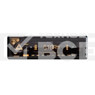 Автомагнитола AURA STORM-677DSP, 1 DIN, Bluetooth, USB Type-A, AUX, пульт ДУ