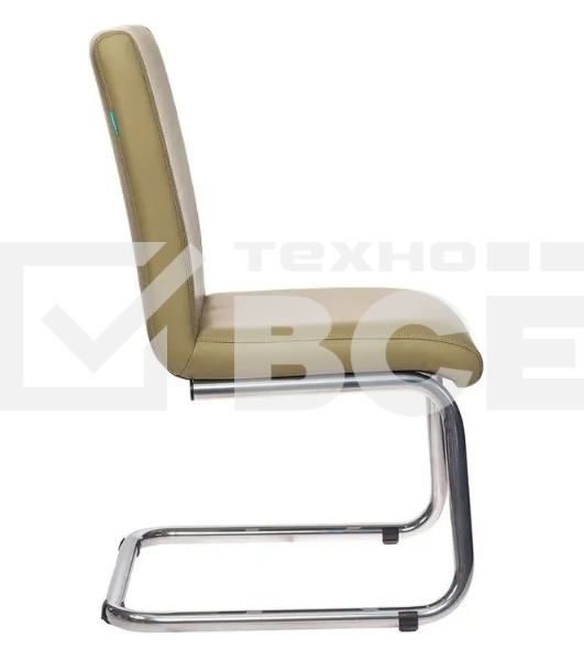 Кресло офисное Бюрократ CH-250-V зеленый искусственная кожа полозья