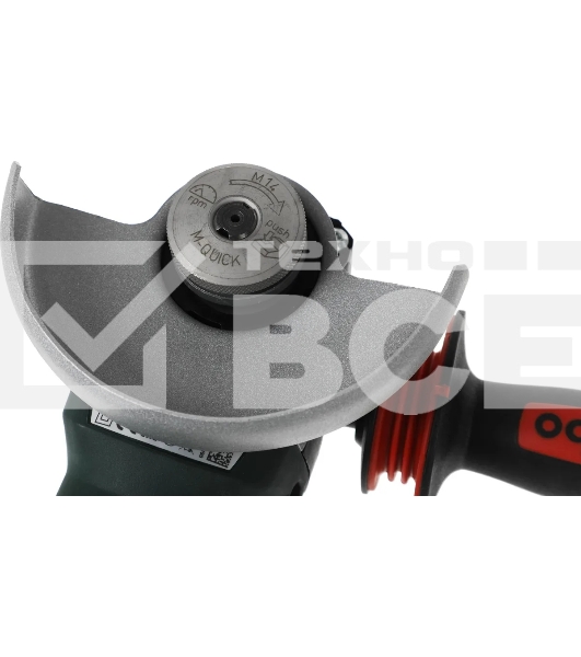 Шлифмашина угловая Metabo WEV 15-125 Quick 600468000 1550вт, 125 мм, 3.5Нм, 11000 об/мин, вес 2.5 кг