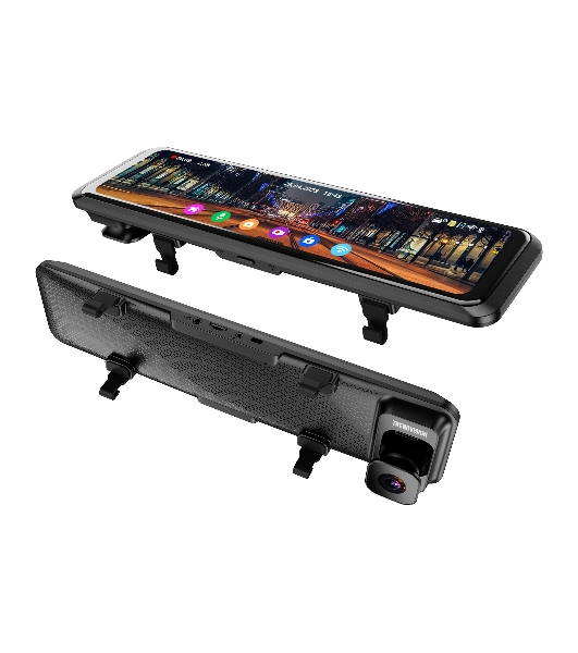 Видеорегистратор TrendVision MR-1100, 3840x2160, 11', с камерой заднего вида, GPS/ГЛОНАСС, Wi-Fi, G-сенсор