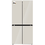 Холодильник Schaub Lorenz SLU X490GI3EI бежевый стекло трехкамерный 300/124л морозилка снизу, No Frost, Side by Side, фото 1