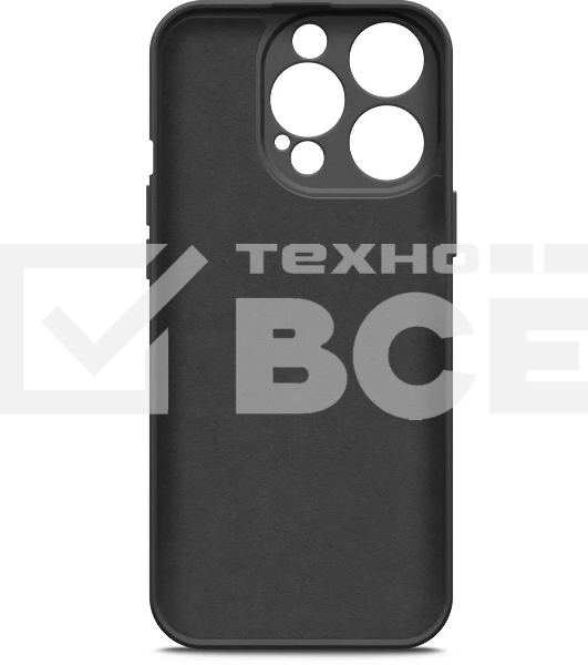 Чехол (клип-кейс) BoraSCO для Apple iPhone 15 Pro черный (72429)