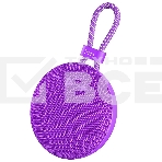 Портативная колонка круглая HOCO BS60  фиолетовый, фото 1