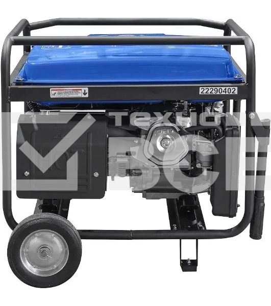 Электрогенератор бензиновый ТСС SGG 6000EHNA Duplex, 6.5 кВт, 74 дБ, 85 кг