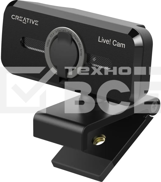 Камера Web Creative Live! Cam SYNC 1080P V2 черный 2Mpix (1920x1080) USB2.0 с микрофоном