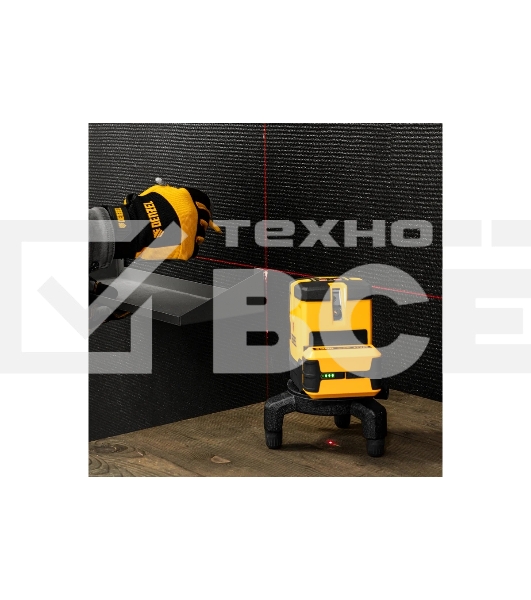 Лазерный уровень LX 05 Red, 20 м, 635 нм, акк. Li 5200 mAh, резьба 5/8