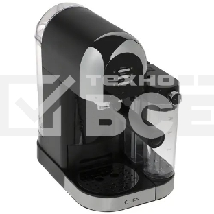 Кофеварка рожковая LEX LXCM 3503-1 черный, молотый 0.7 л, 1500 Вт, 15 Бар
