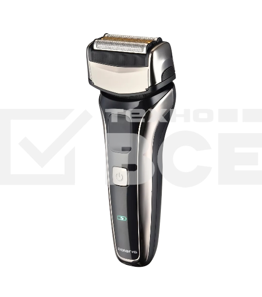 Бритва сетчатая Polaris PMF 1013RC реж.эл.:3 питан.:элек.сеть/аккум. черный/серебристый