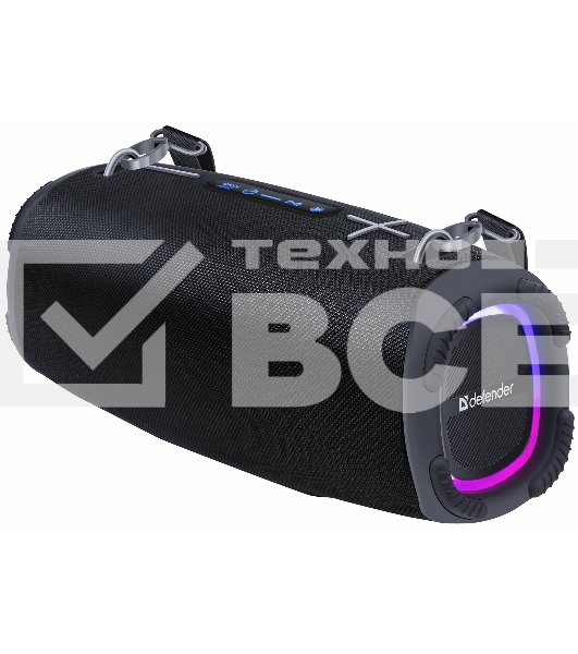 Портативная колонка Defender Beatbox 80 черный 80 Вт