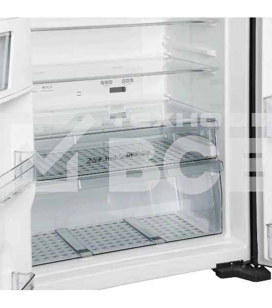 Холодильник Hitachi R-W660PUC7 GGR серый двухкамерный 396/144л морозилка сверху No Frost, Side by Side