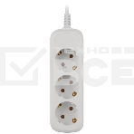 Удлинитель электрический ЭРА UDL-10-350-E Greenline 3 розетки с заземлением 5м ПВС 3x0.75мм2, фото4