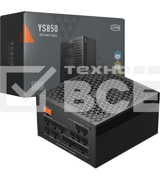 Блок питания  PCCooler P5-YS850-G1F, 850Вт, 80 PLUS Gold, 135мм, модульный, черный