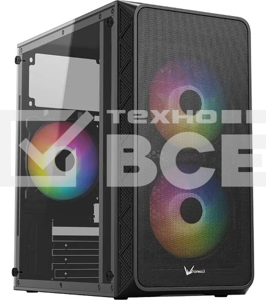 Компьютерный корпус AeroCool / Formula Air Mesh G4 черный без БП mATX 1x120mm 1xUSB2.0 1xUSB3.0 audio