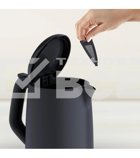 Чайник электрический Moulinex BY2M0810 1.7 л, 2400 Вт, черный