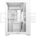 Компьютерный корпус Deepcool CG530 4F WH без БП, боковое окно (панорама), 3x120мм ARGB Reverce вентилятора на боковой стенке, 1x120мм ARGB вентилятор сзади, белый, ATX, фото6