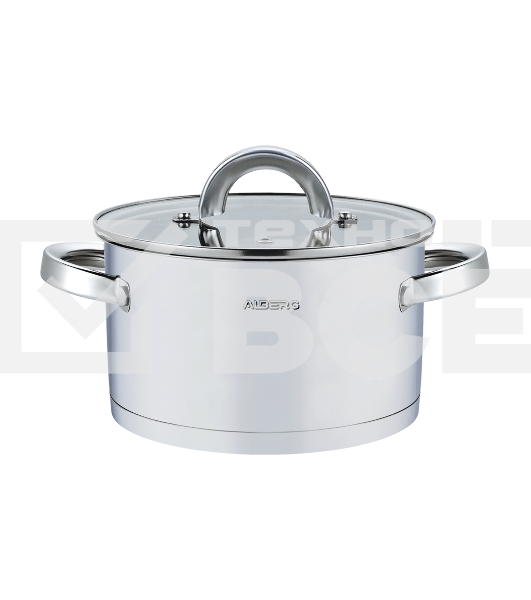 Кастрюля ALBERG AL-2130 с крышкой 7,6 л