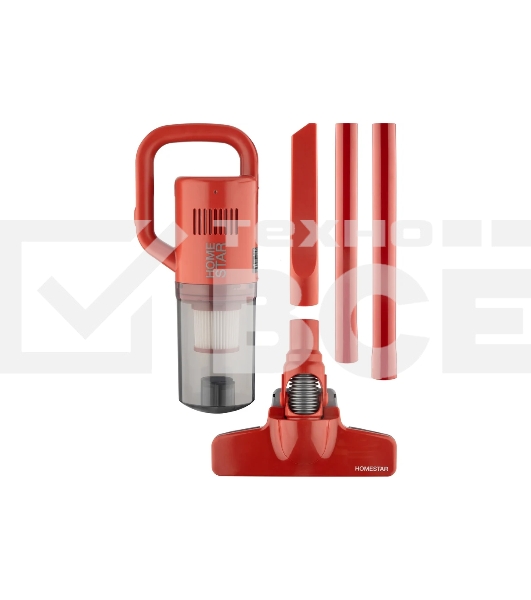 Пылесос вертикальный Homestar HS-1027 красный (105873)