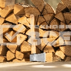 Топор кованый Denzel 900 г, американский тип, буковая рукоятка, 430мм, EFP, фото2