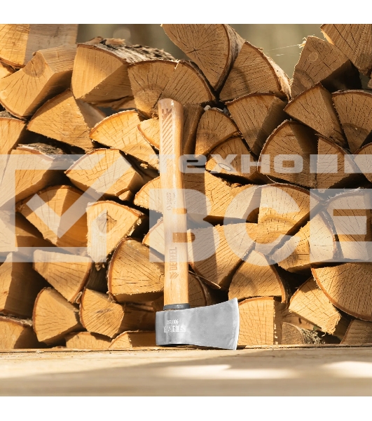 Топор кованый Denzel 900 г, американский тип, буковая рукоятка, 430мм, EFP