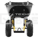 Тачка строительная Denzel усиленная, объем 140 л, 250 кг, двухколесная, колесо 15х6.00-6, фото6