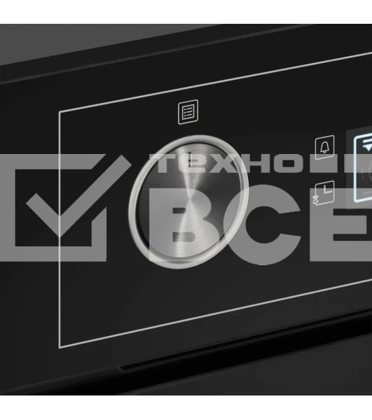 Шкаф духовой электрический Maunfeld AEOH60102B, 60л, дверца с 3 стеклами, черный