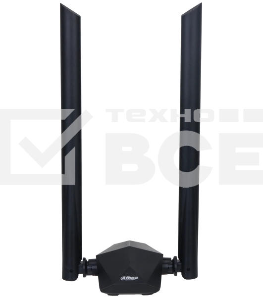 Сетевой адаптер Dahua DH-NC1800/Wi-Fi 802.11ax/2.4 ГГц до 574 Мбит.с + 5 ГГц до 1201 Мбит.с/2 антенны/USB 3.0/черный (DH-NC1800)