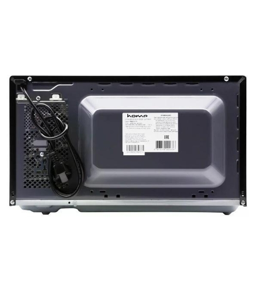 Микроволновая печь HOME HMM207BB черный, 20 л, 700 Вт, переключатели - поворотный механизм