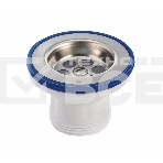 Выпуск ЭЛИТ с нержавеющей чашкой D70 мм 1'1/2, фото 1