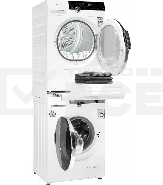 Сушильная машина Weissgauff WD 599 DC Inverter Heat Pump кл.энер.:A+++ макс.загр.:8кг белый